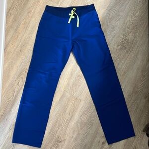 Blue figs pants. Worn once.